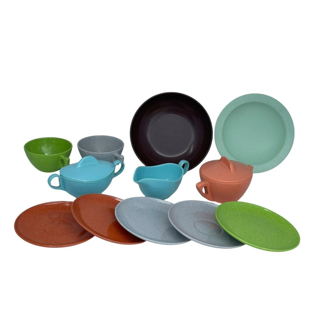 LOT of 14 Pc - Colorflyte Branches Watertown Prolon Melmac Melamine Bowl Plate